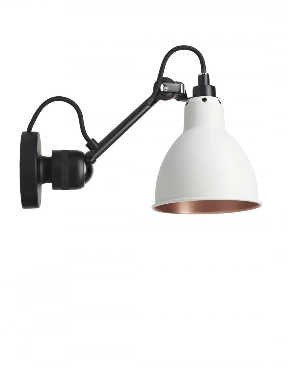Lampe Gras 304 Small Wall Light - Black Arm