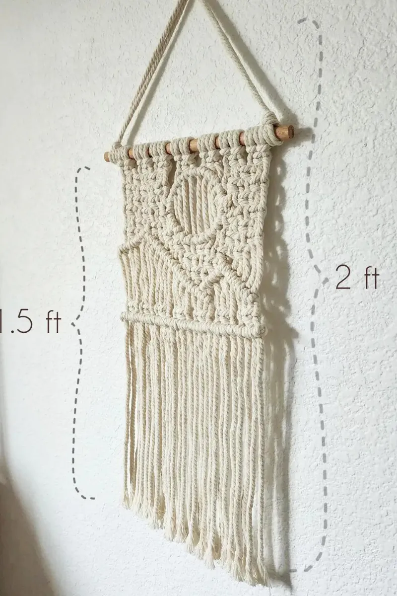 Landscape Macrame Wall Hanging