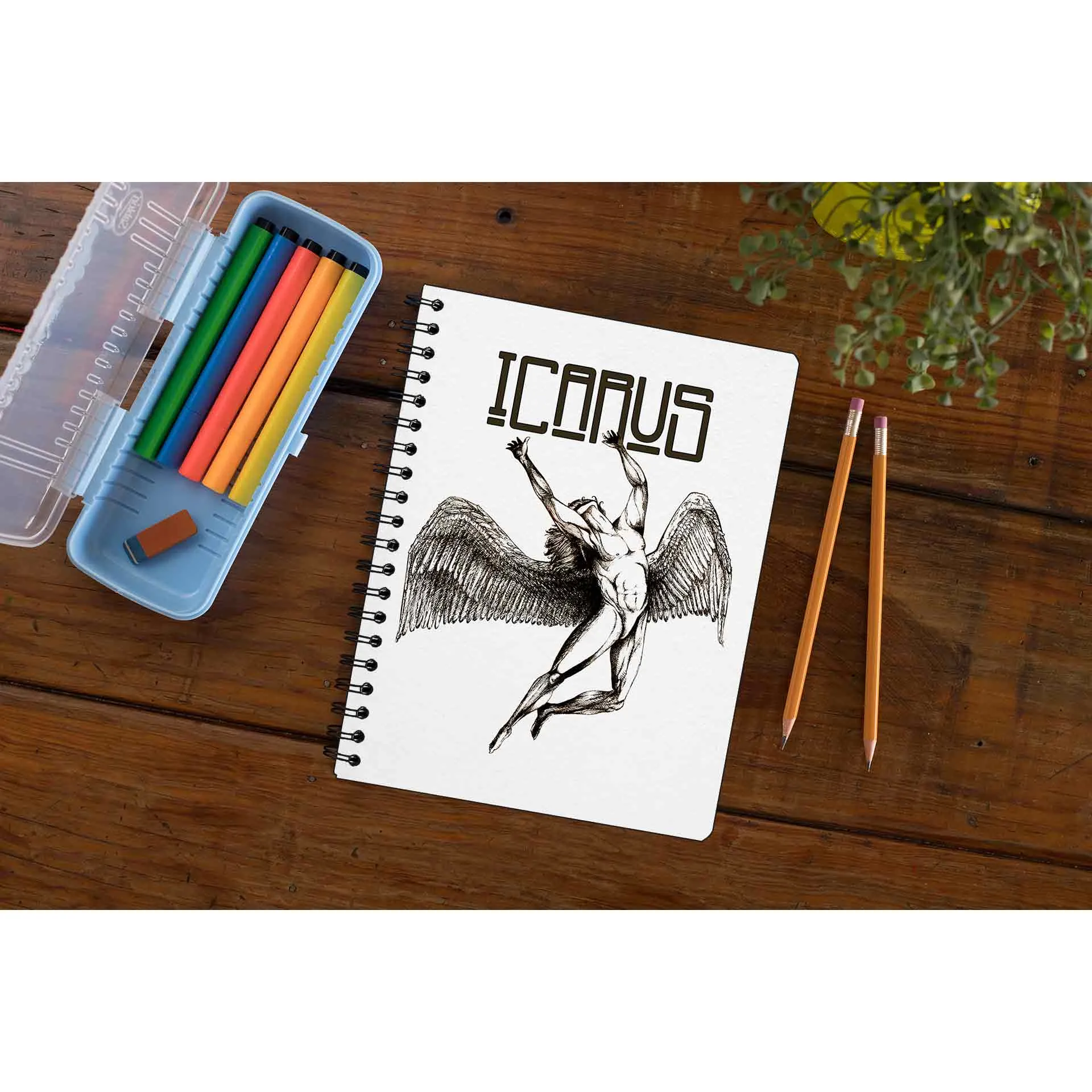 Led Zeppelin Notebook - Icarus