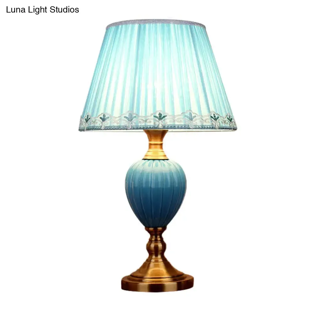 Lily - Scalloped/Tapered Table Lamp