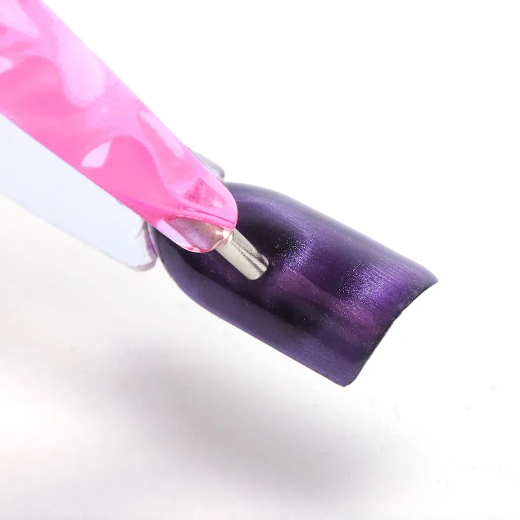 Magnet Stick Cat Eye Magnetic Pen with Line Strip Handle