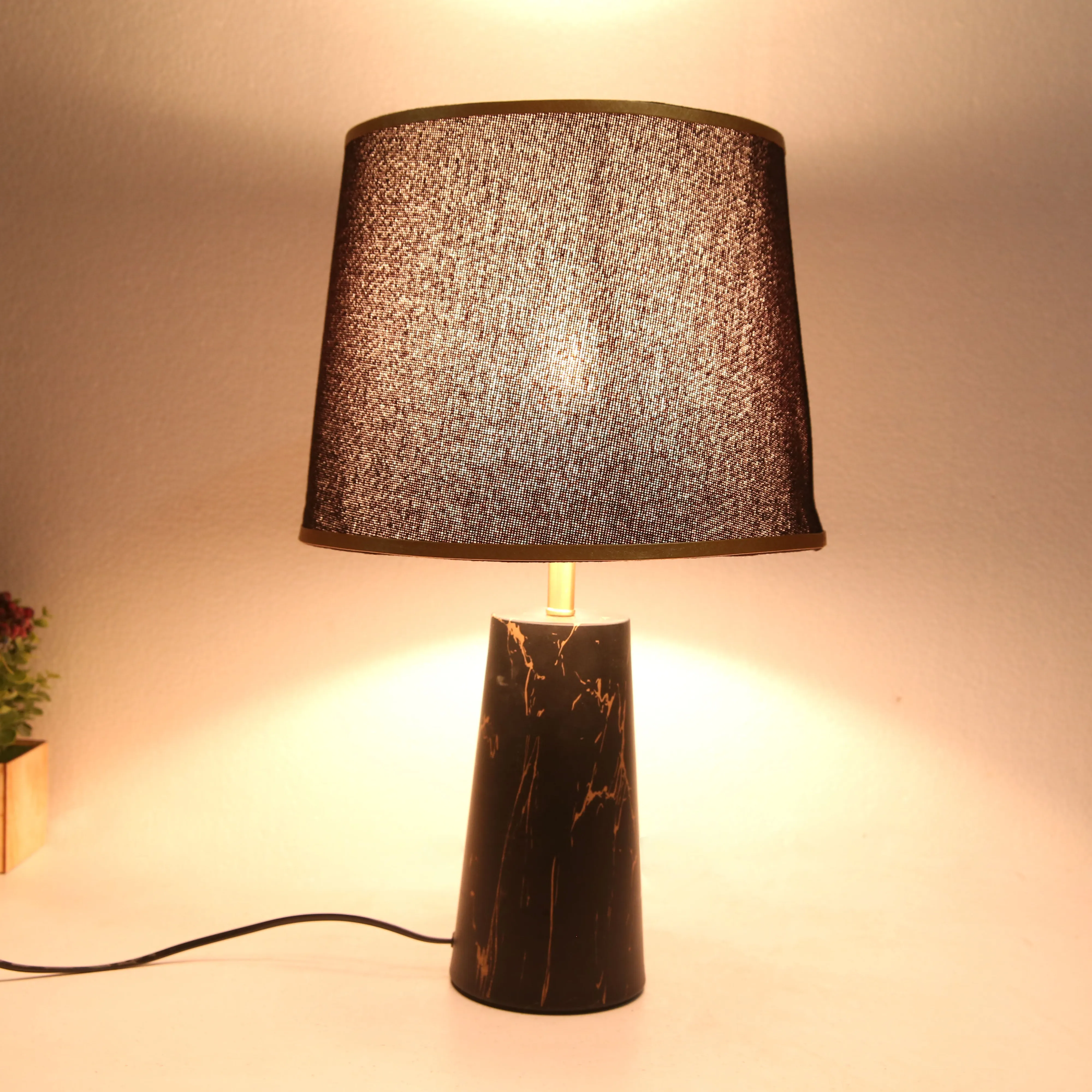 Marble Design Metal Lamp
