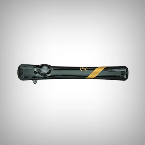 Marley Natural Black Walnut Rolling Tray & Smoked Glass Steamroller Bundle