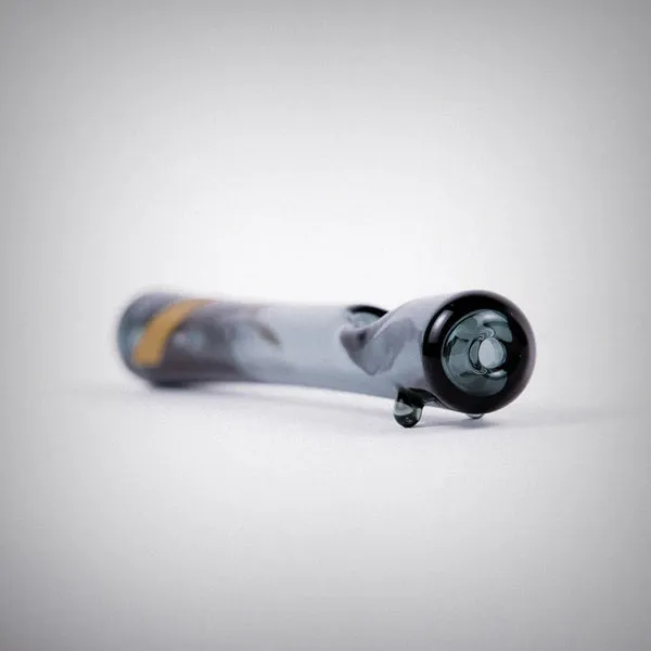 Marley Natural Black Walnut Rolling Tray & Smoked Glass Steamroller Bundle