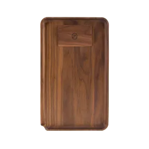 Marley Natural Black Walnut Rolling Tray