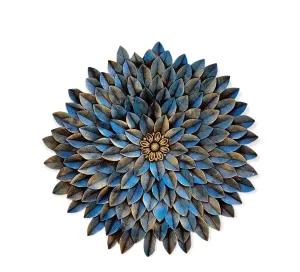 Meqstore Nesfur Wall Decor for Living Room Wall Decorations Hangings for Home Decoration Wall Hanging Decorative Items Aesthetic Room Decor 3D Wall Decor Modern Wall Art Size : 24 Inch (Blue)