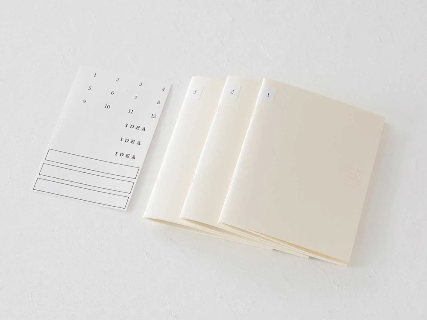 Midori  MD Notebook Light A5 Grid 3-pack