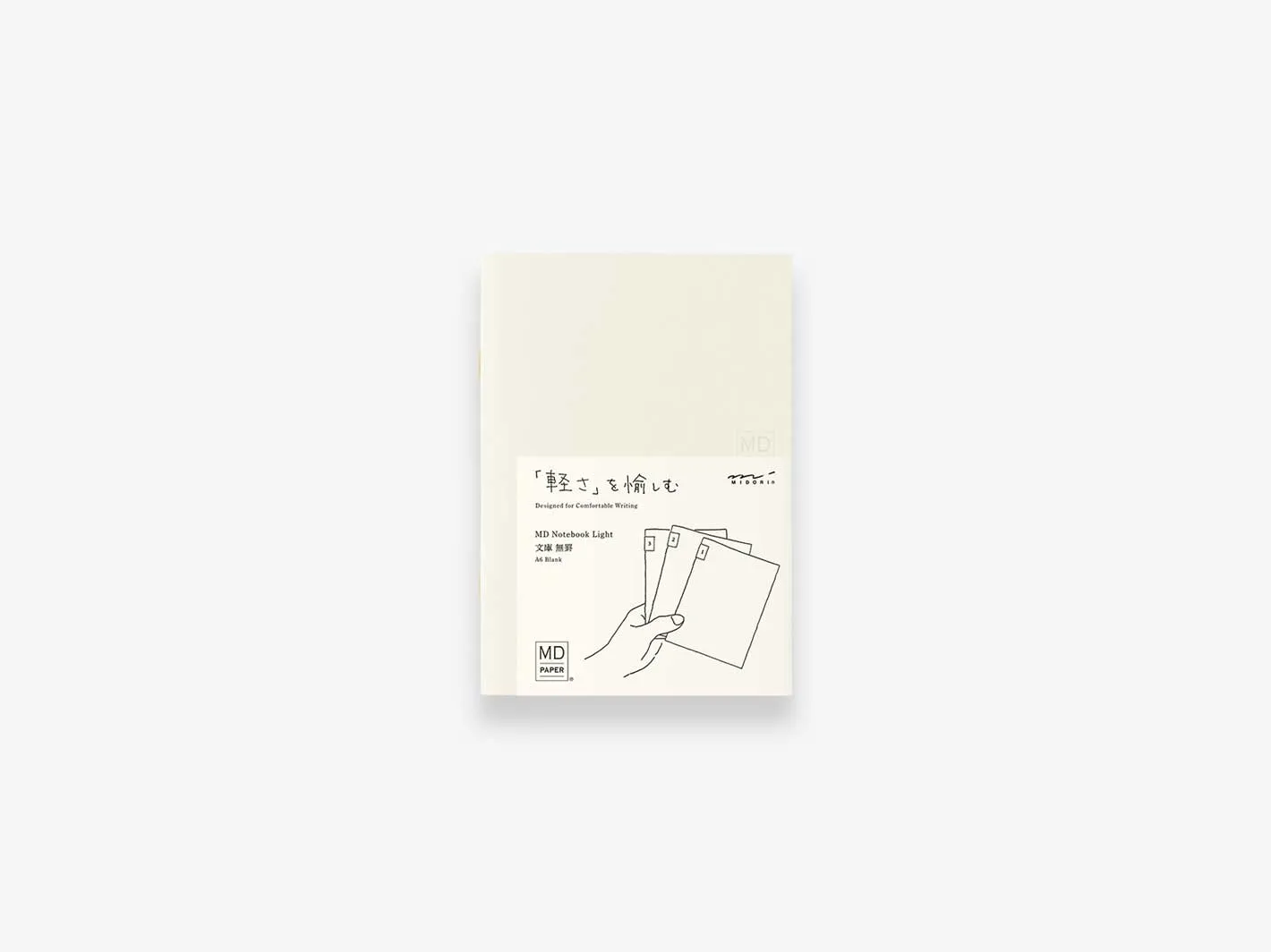 Midori  MD Notebook Light A6 Blank 3-pack