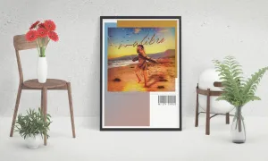 Miley Cyrus Art, Malibu Poster, Younger Now Album, Custom Music Print, Music Poster, Custom Poster, Home Decor, Wall Hangings, Miley Canvas