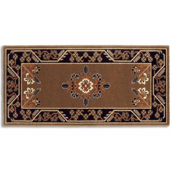 Minuteman Rectangular Wool Cocoa Hearth Rug