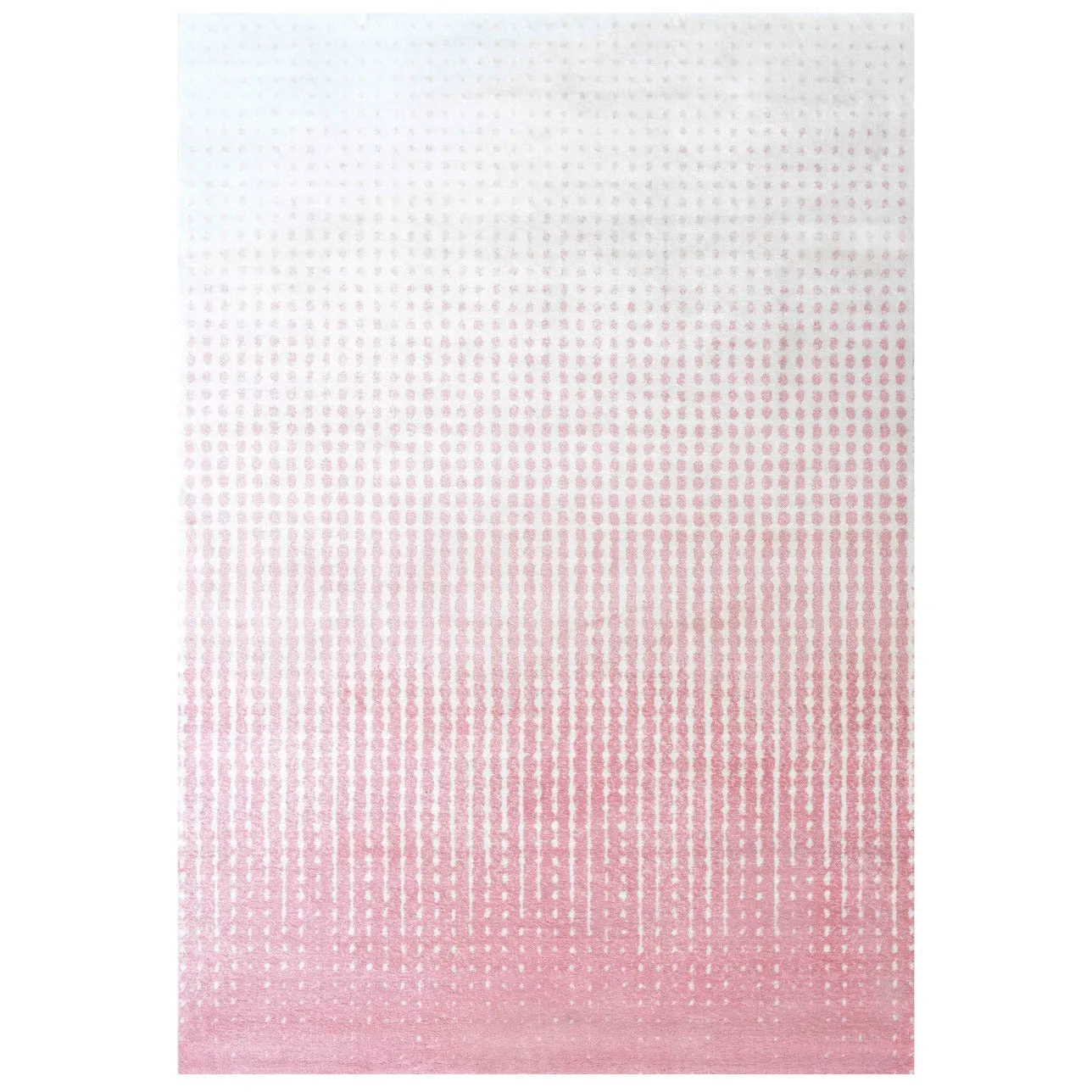 Modern Blush Spotted Ombre Effect Living Room Rug - Dottie