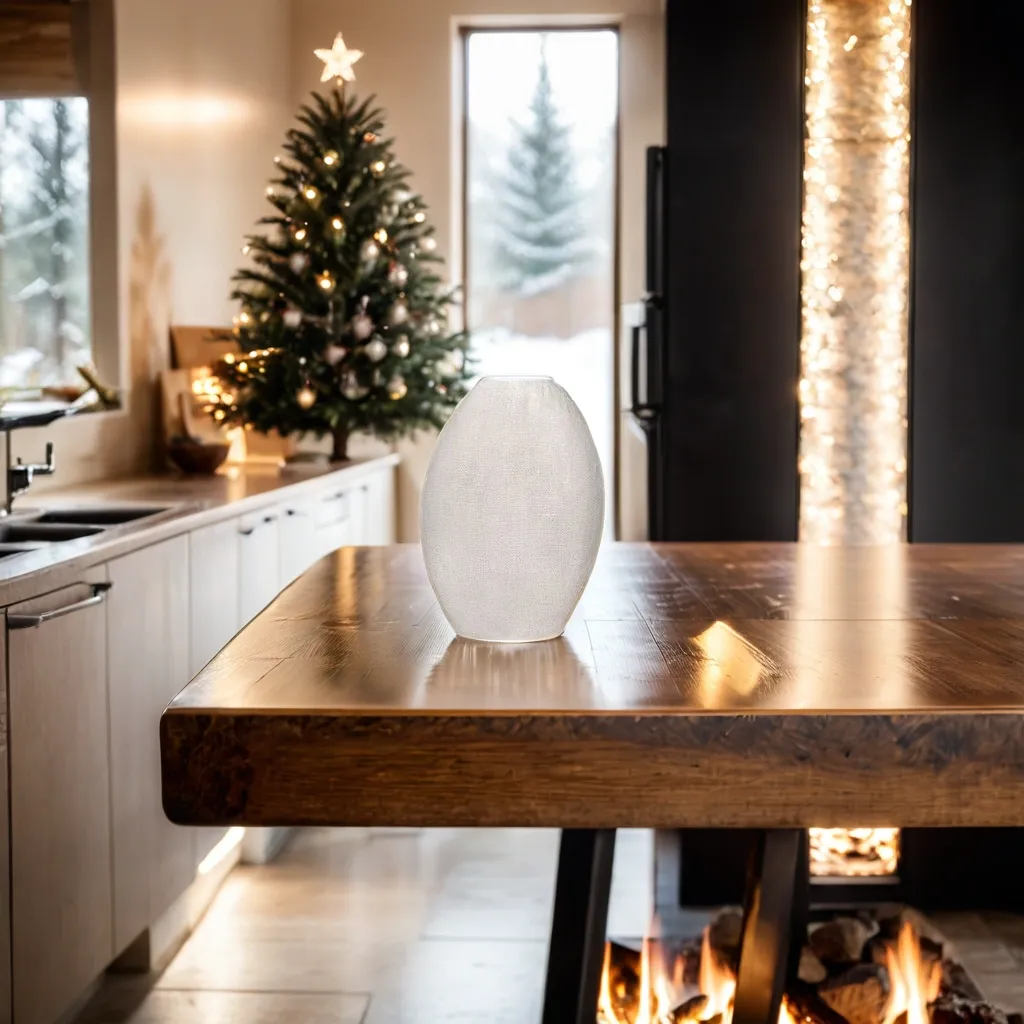 Modern Textured Flower Vase | White Decor | Polyresin White Vase | European Polyresin Vase