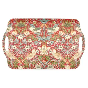 Morris & Co. 40cm Red Strawberry Thief Large Tray
