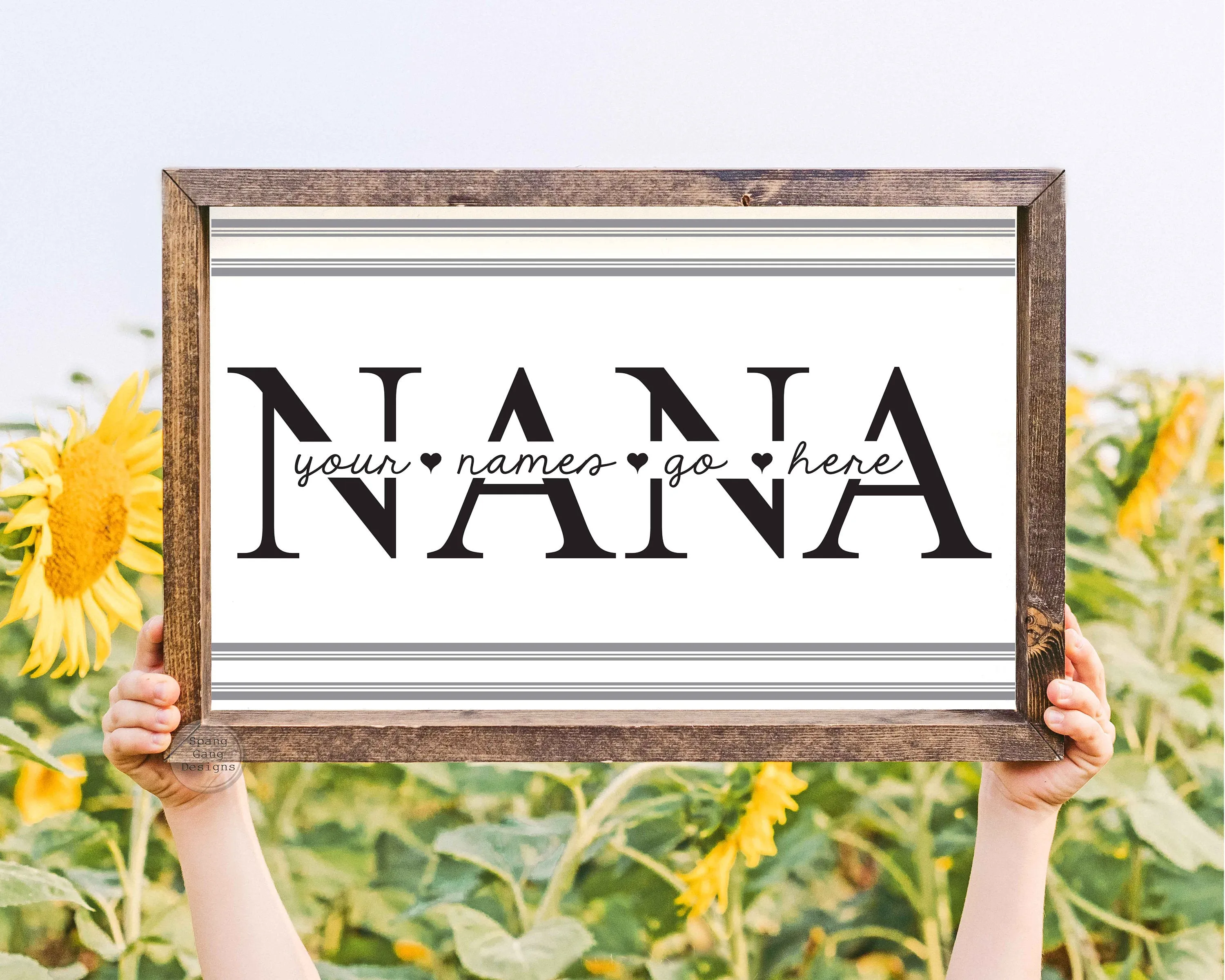 Mother's Day Gift for Nana | Nana Gift From Kids | Personalized Mother's Day Gift for Nana | Personalized Mimi Sign | Grandkids Gift Grandma