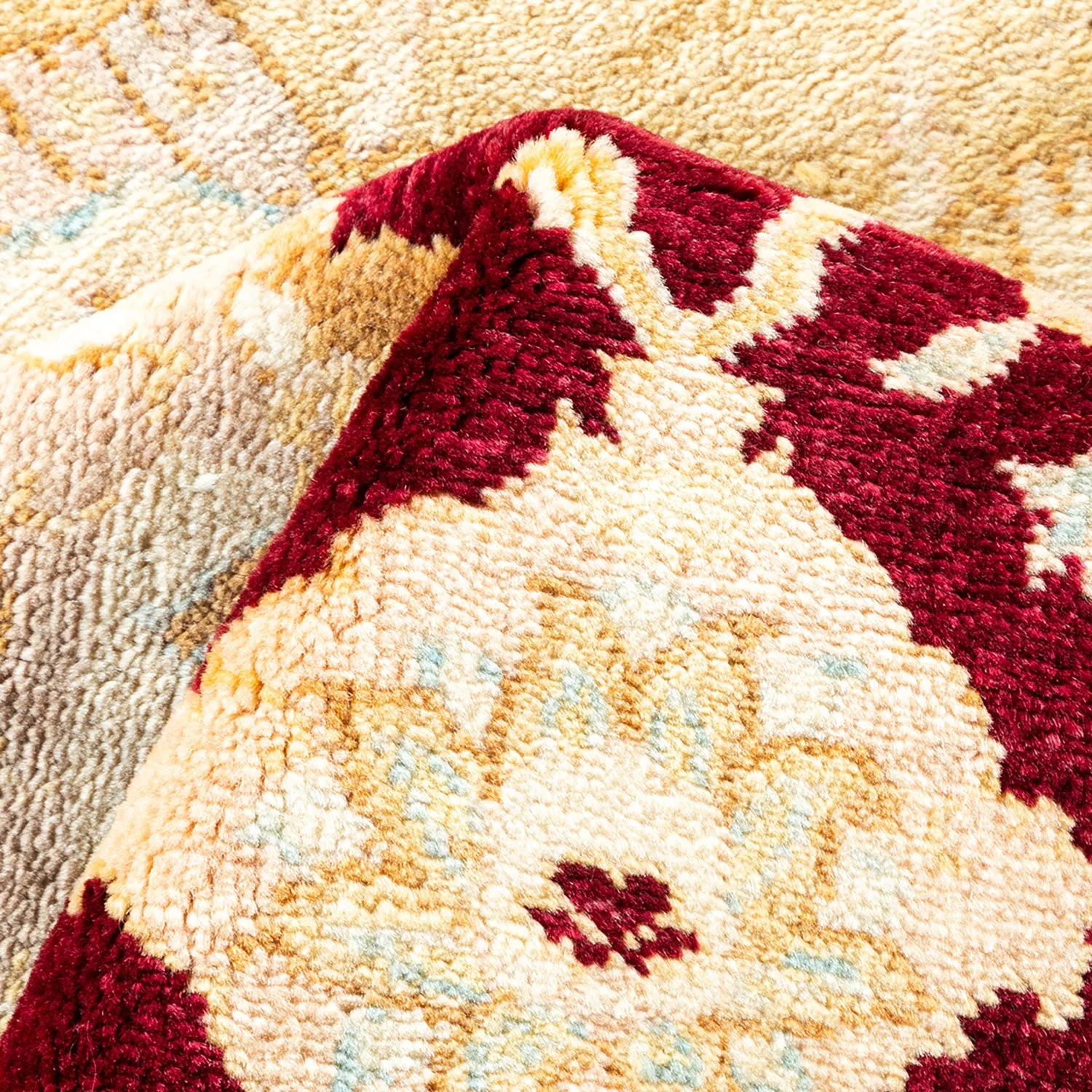 Multicolored Traditional Wool Rug - 6'2" x 8'10"