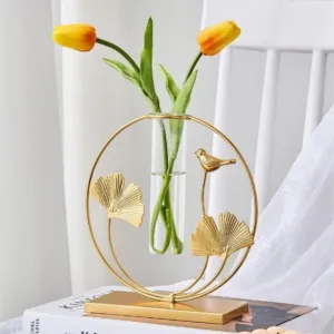 Nature at Homes - Blossom Sphere Test Tube Vase for Flowers Plants Home Decor Living Room Bedroom Hall Kitchen Office Table Top Desk Centerpiece Decoration Gifting Items