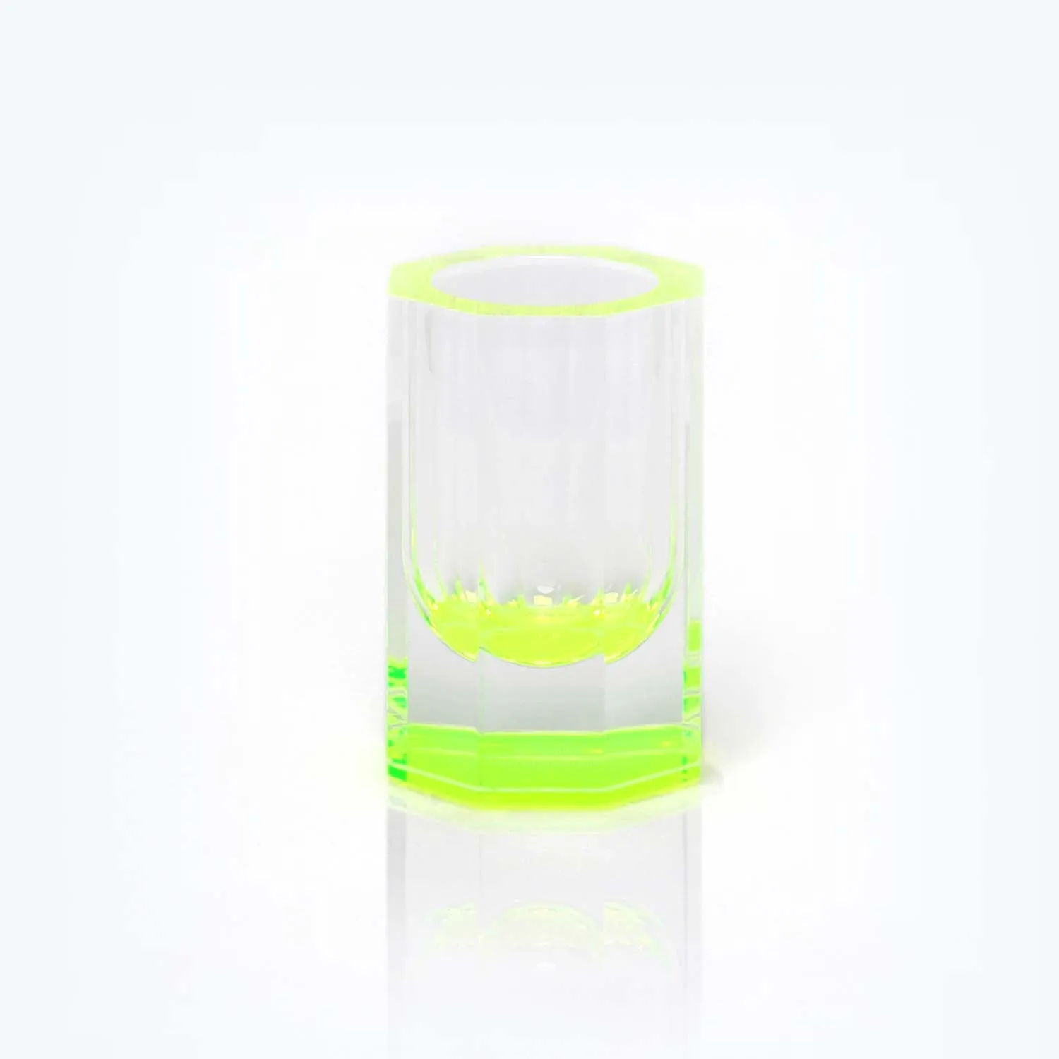 Neon Green Bolt Vase