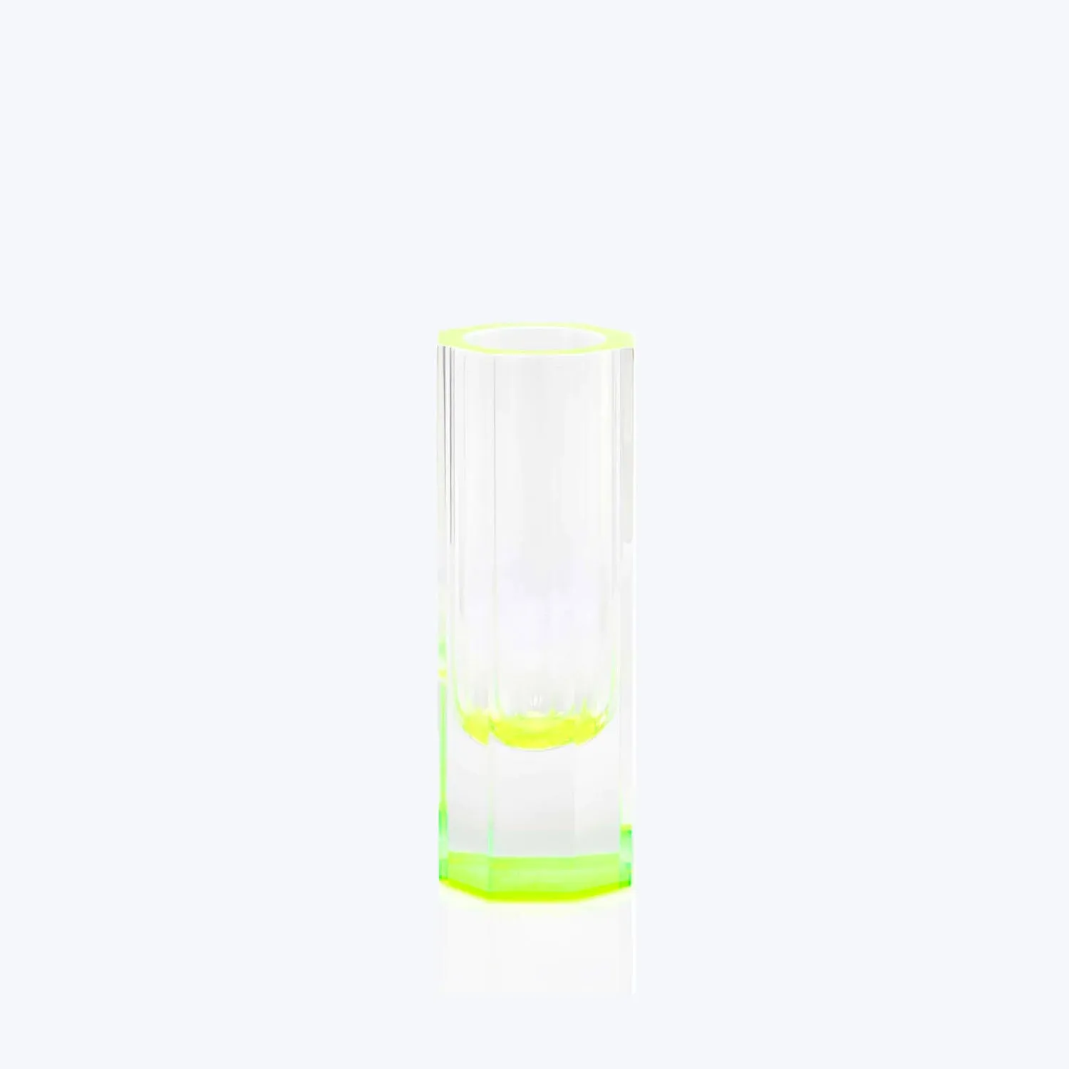 Neon Green Bolt Vase