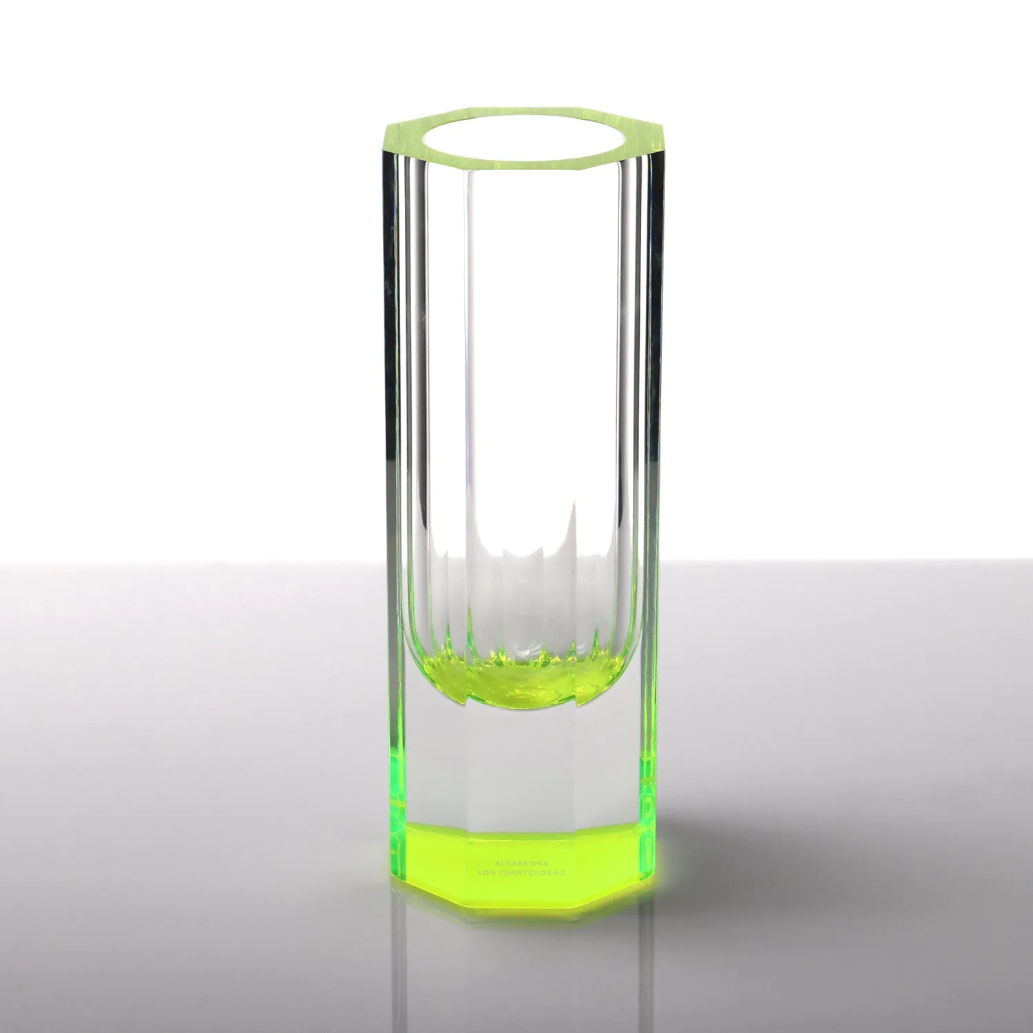 Neon Green Bolt Vase