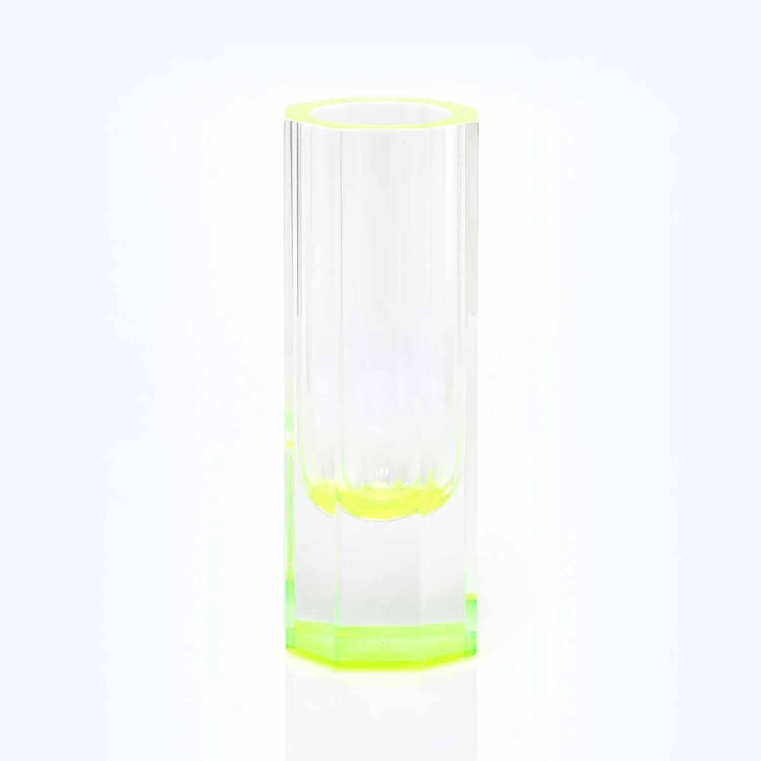 Neon Green Bolt Vase