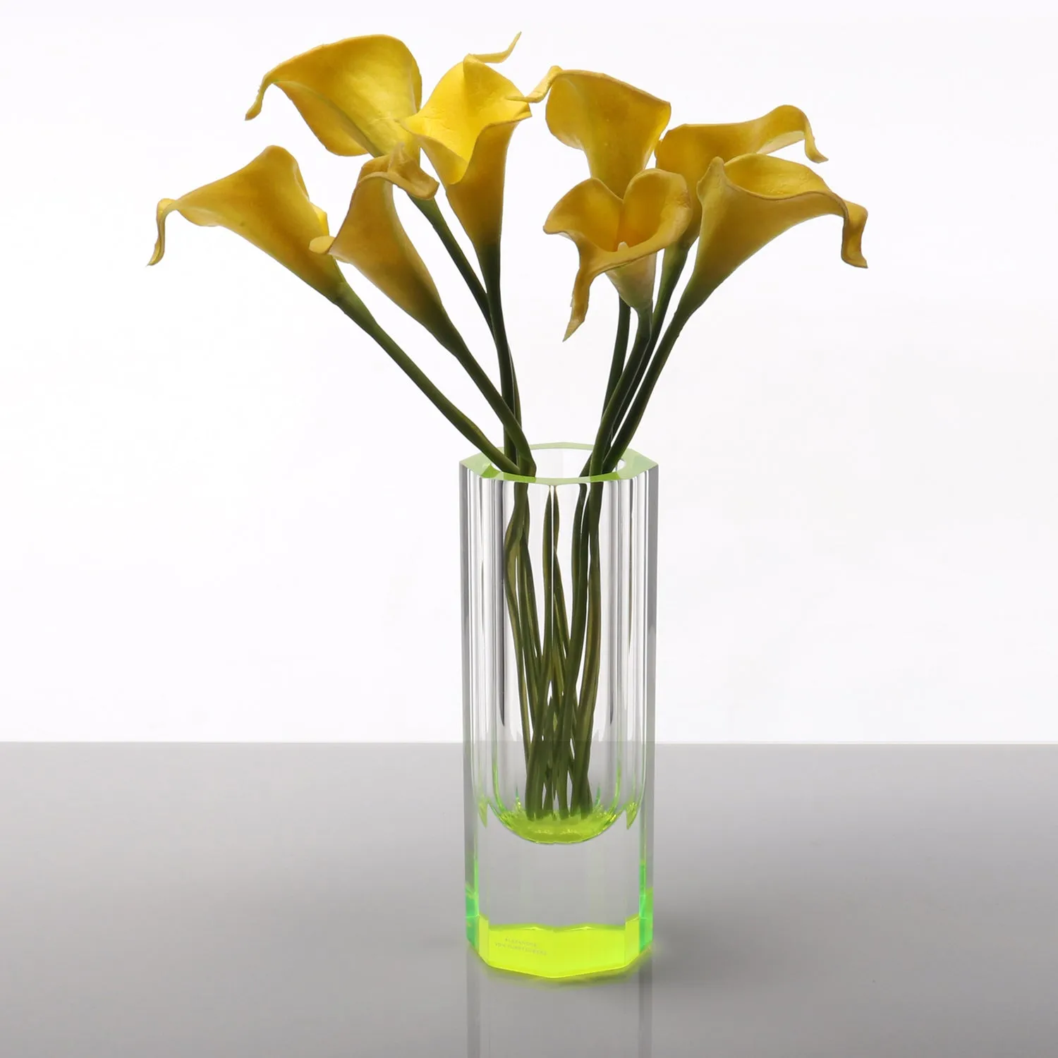 Neon Green Bolt Vase