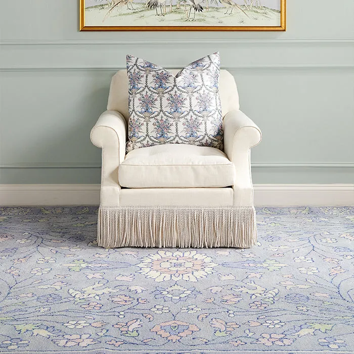 Olivia Rug in Blue Pearl