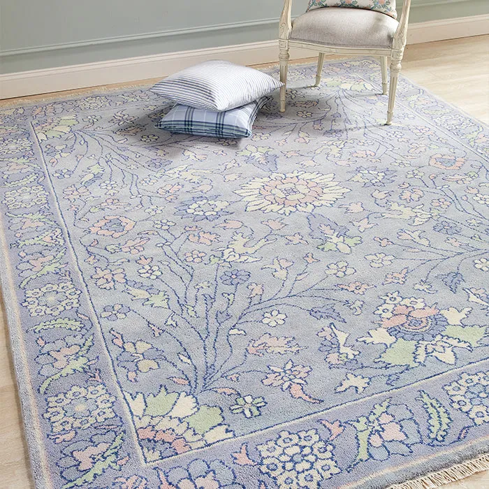 Olivia Rug in Blue Pearl