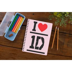 One Direction Notebook - I Love 1D