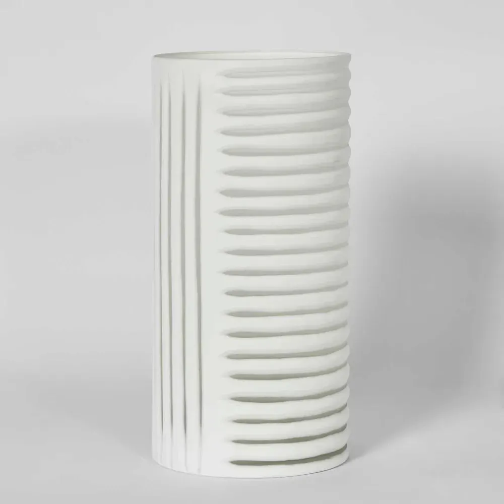 Opaque Stripe Vase