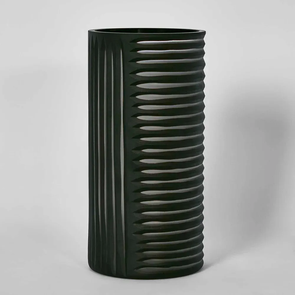 Opaque Stripe Vase