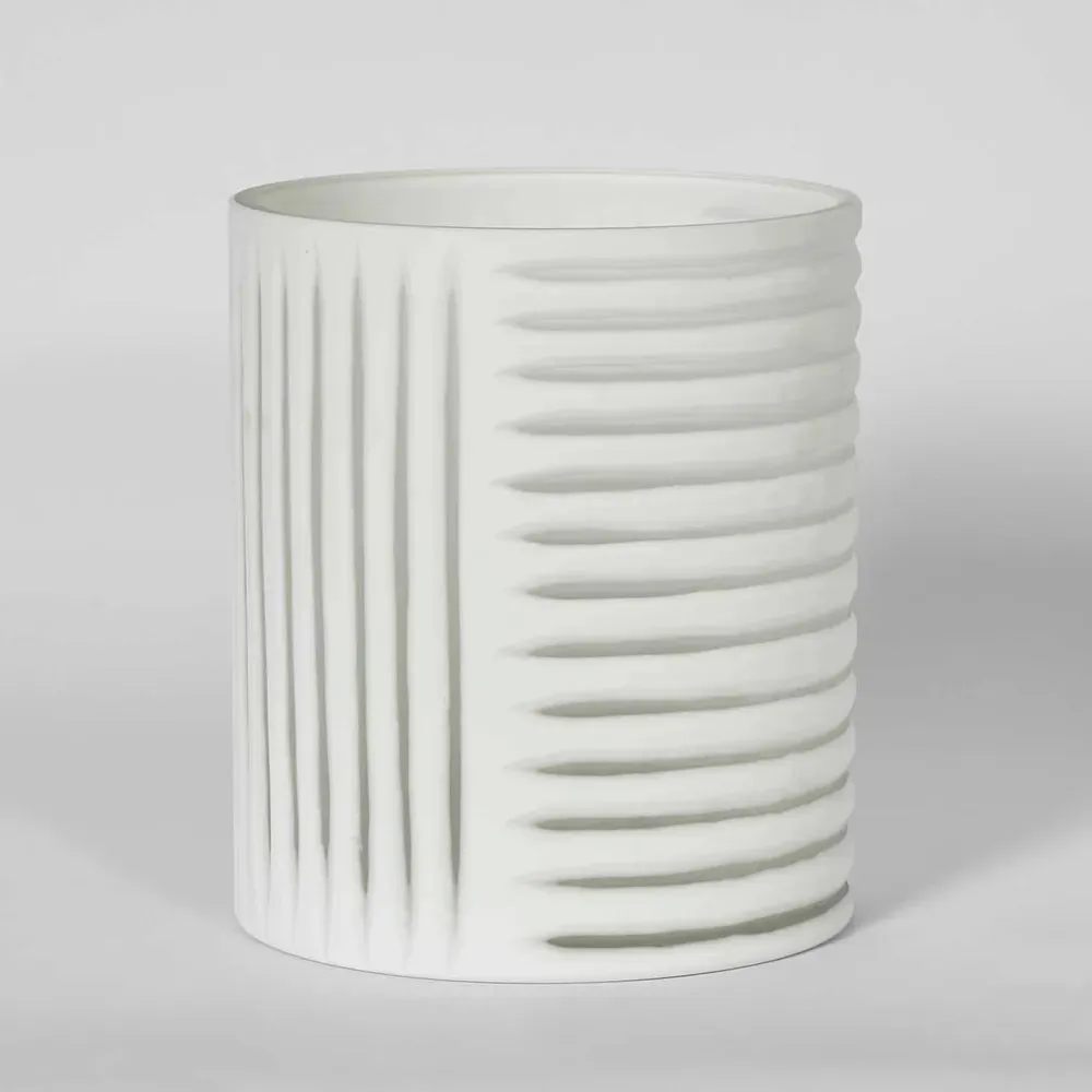 Opaque Stripe Vase