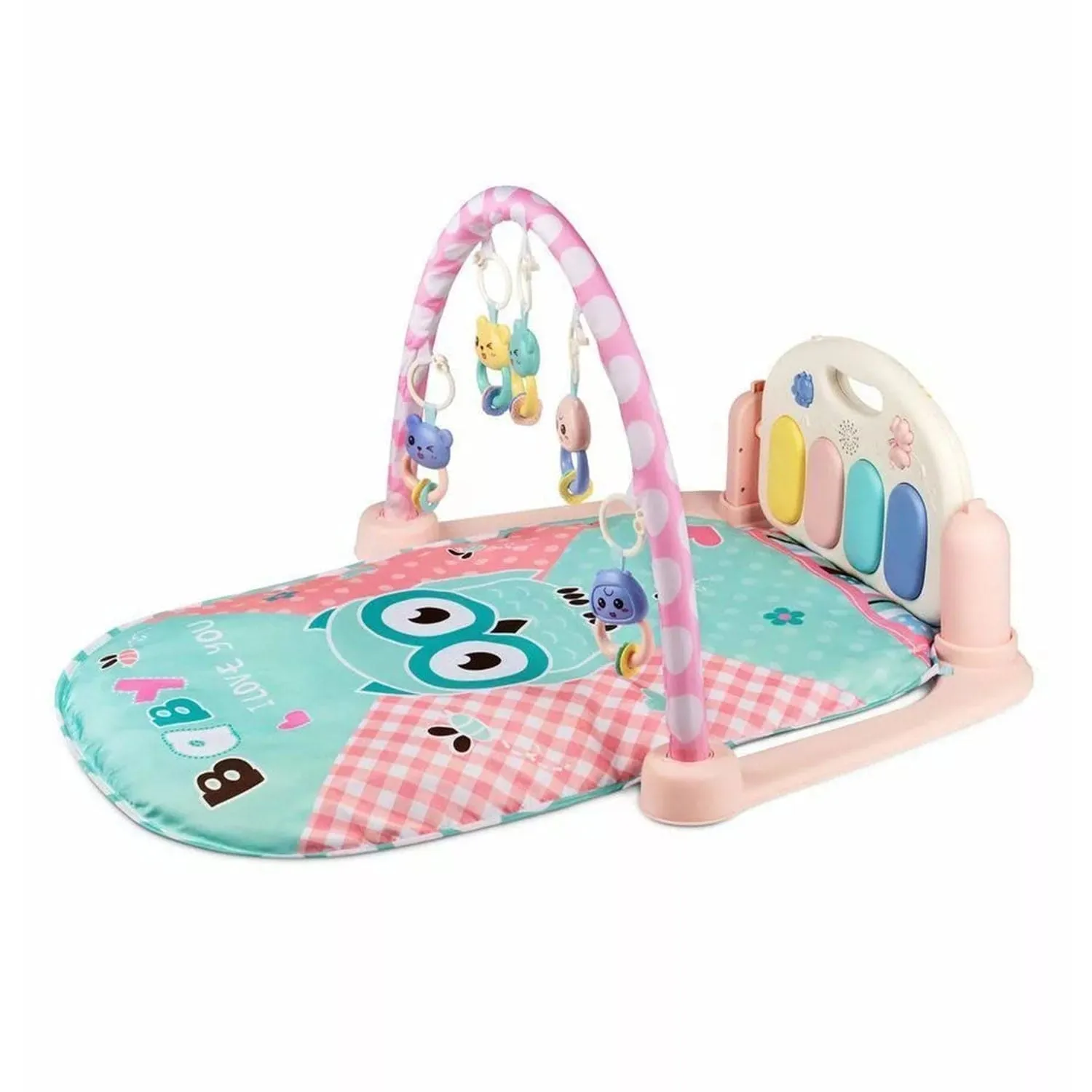 Owl Blue Piano Activity Gym