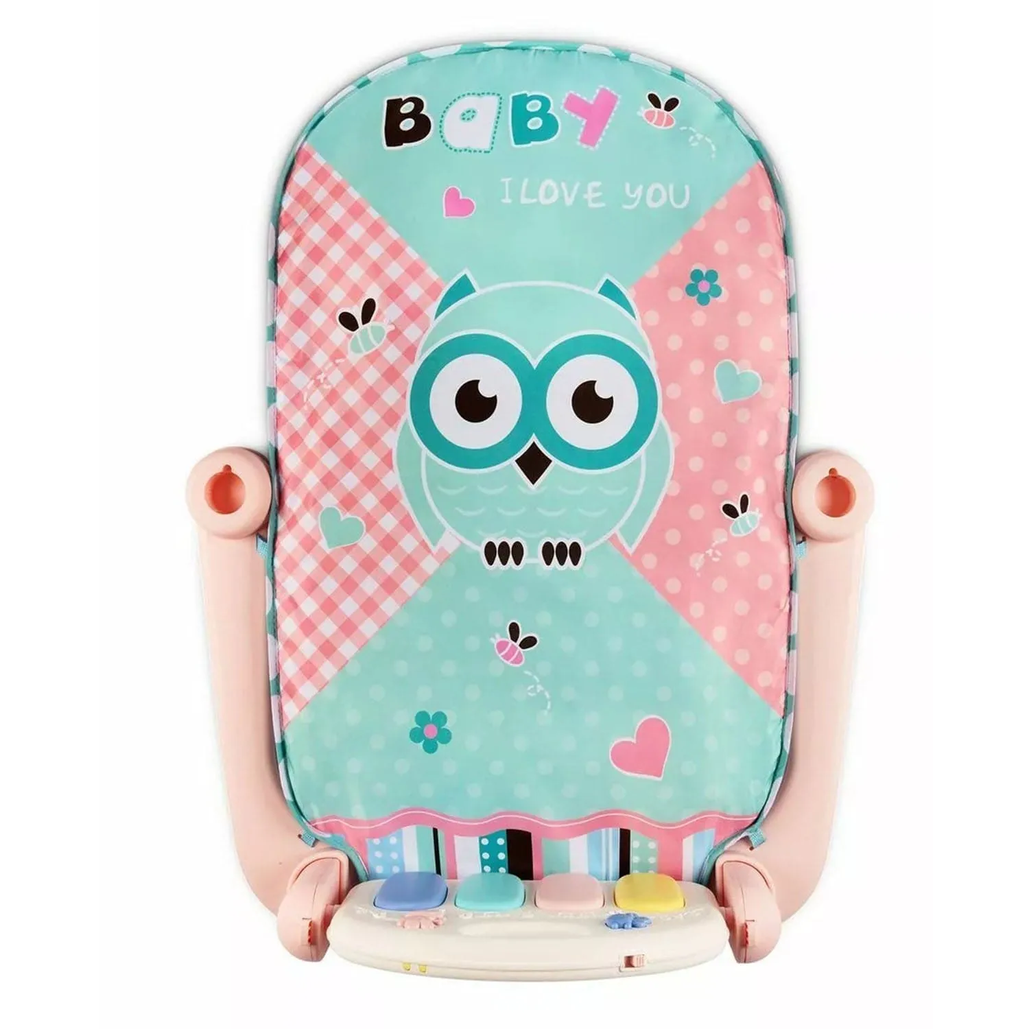 Owl Blue Piano Activity Gym