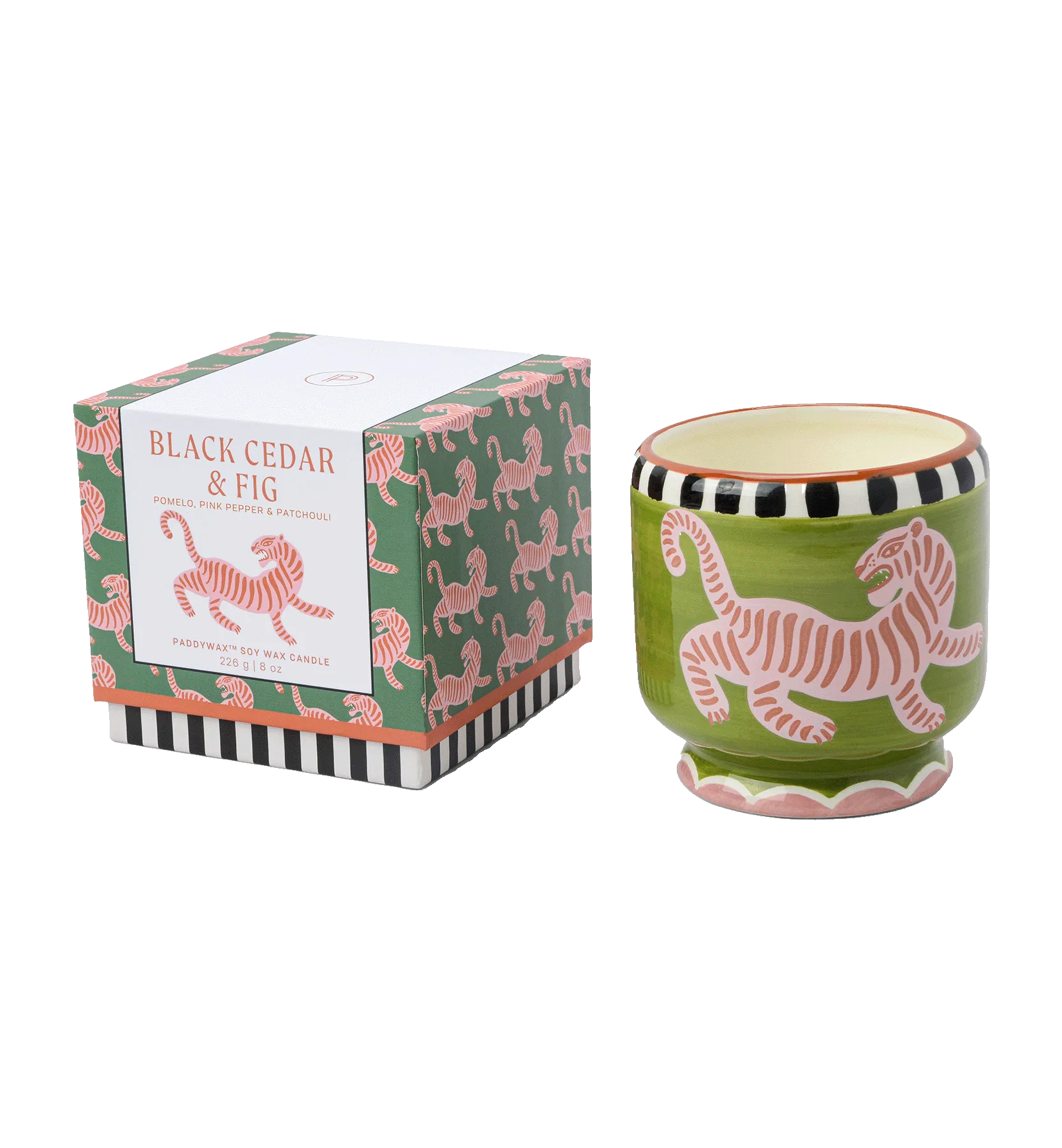Paddywax Black Cedar Fig Scented Candle