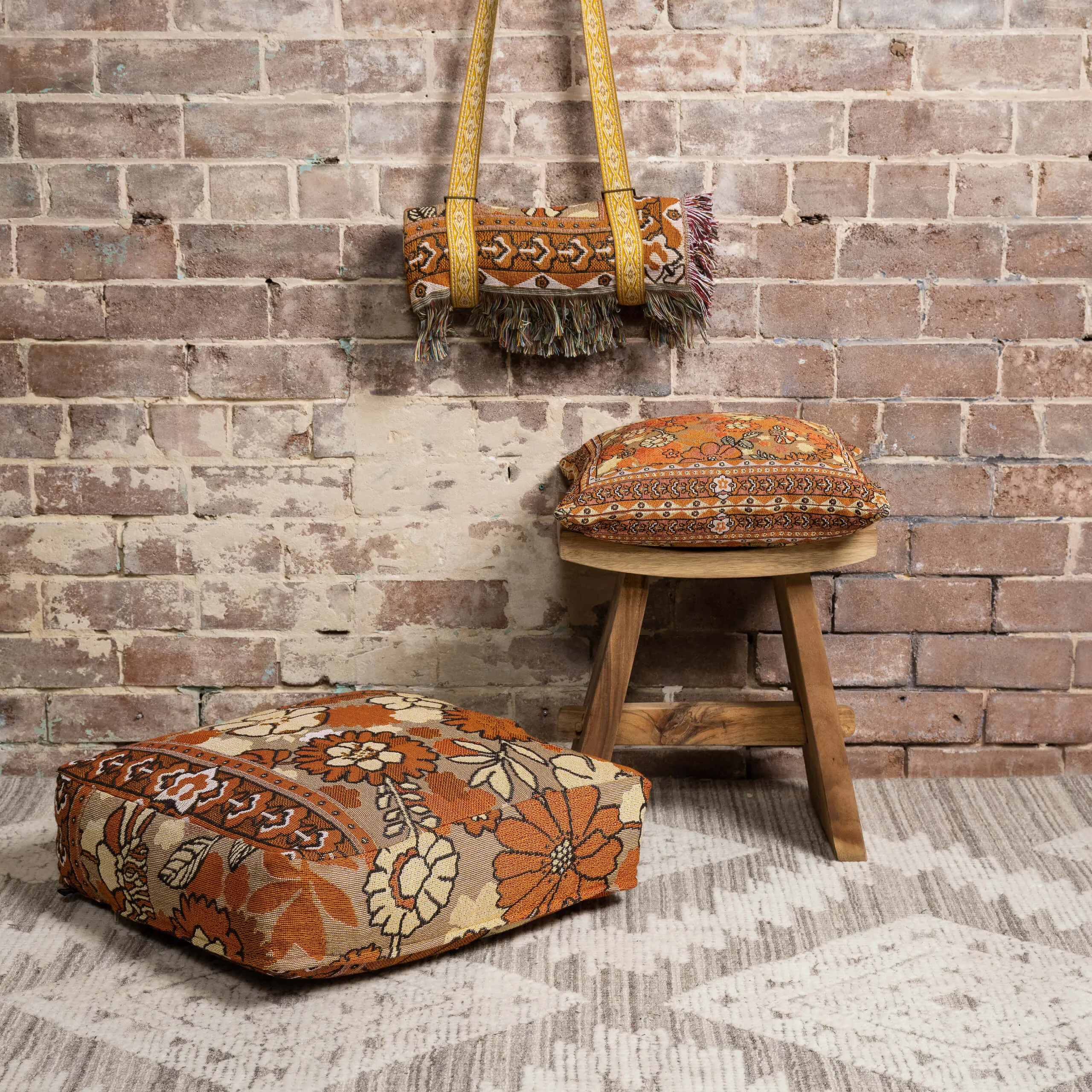 'Penny Lane' Woven Cushion Cover