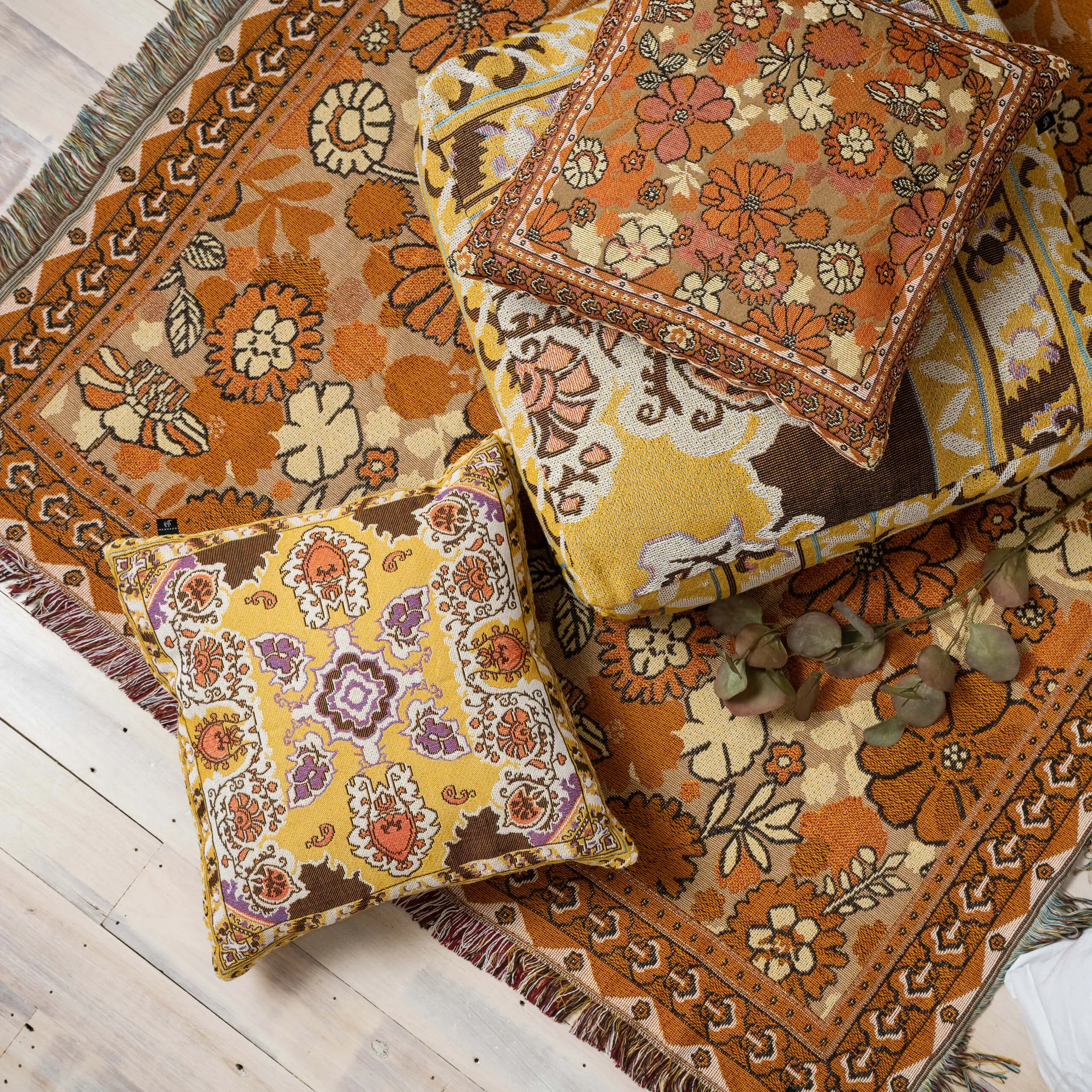 'Penny Lane' Woven Cushion Cover
