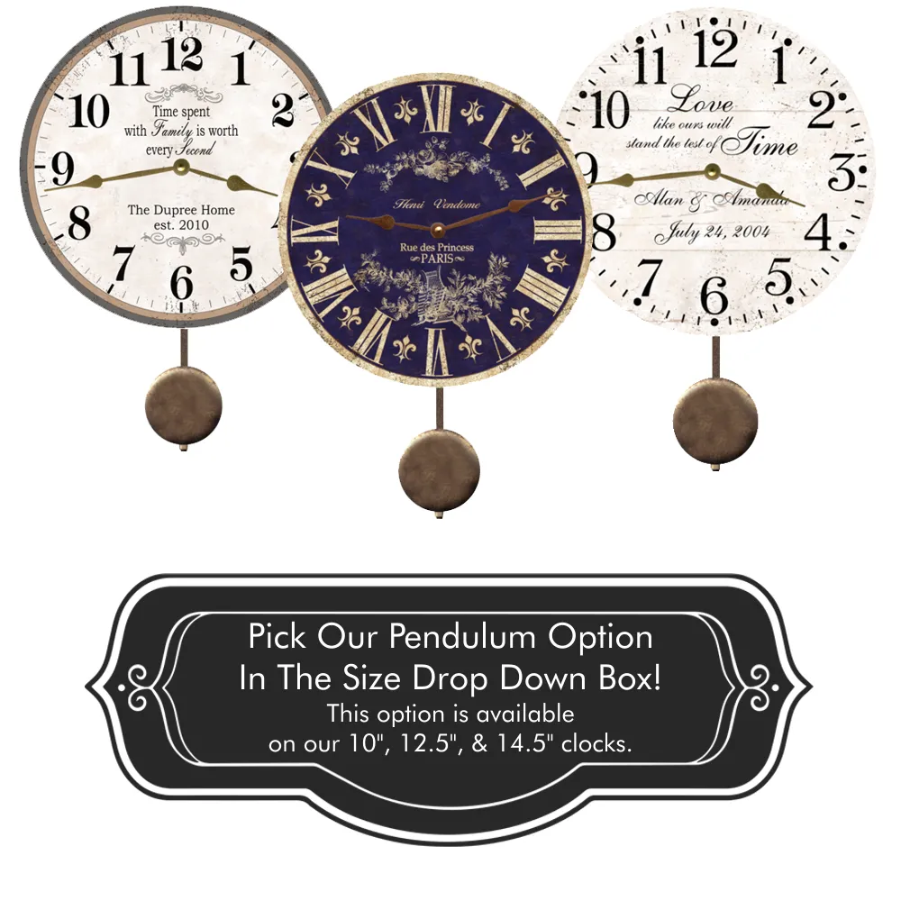 Personalized Family Name Clock- Time Spent With Family Is Worth Every Second Clock
