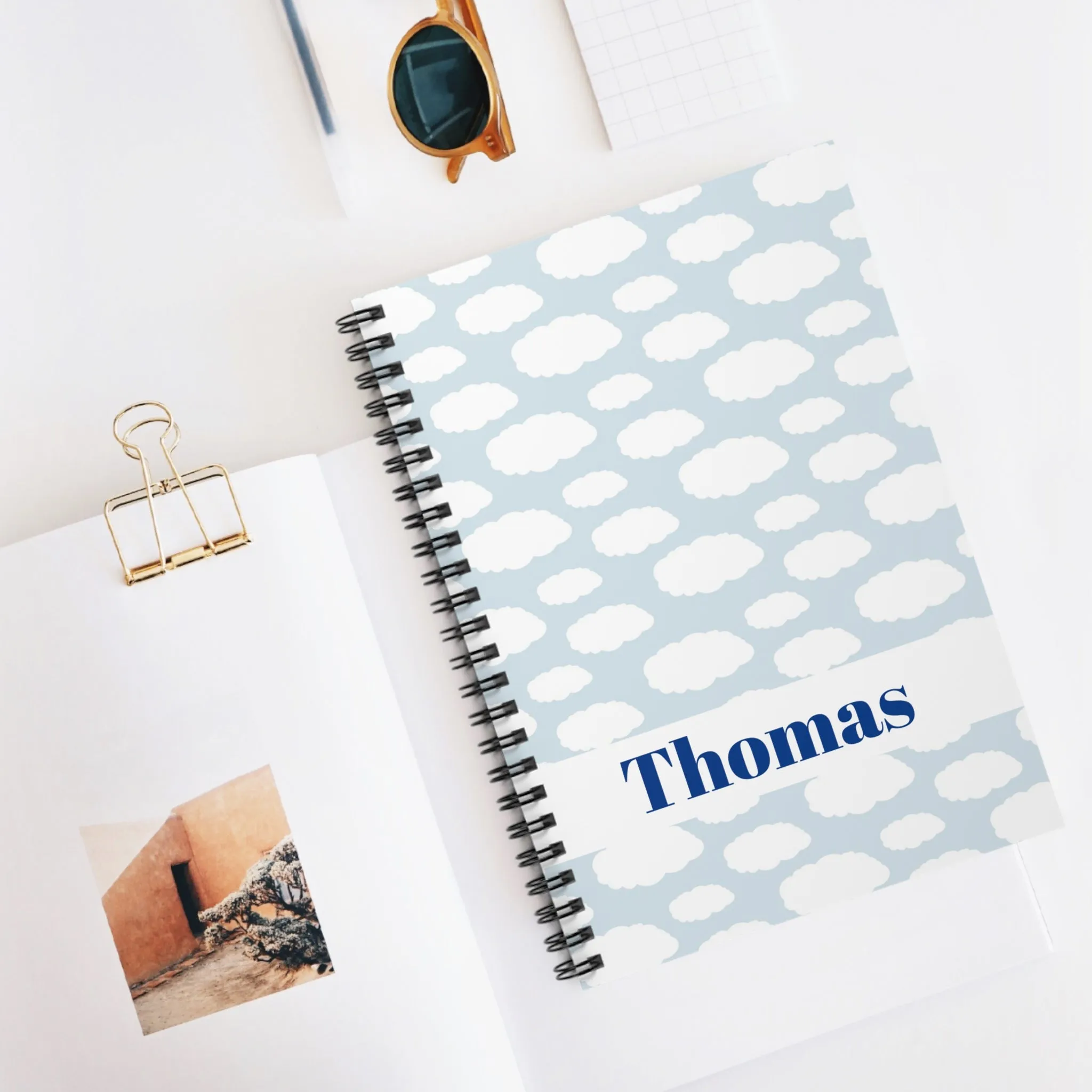 Personalized Notebook - In the Clouds