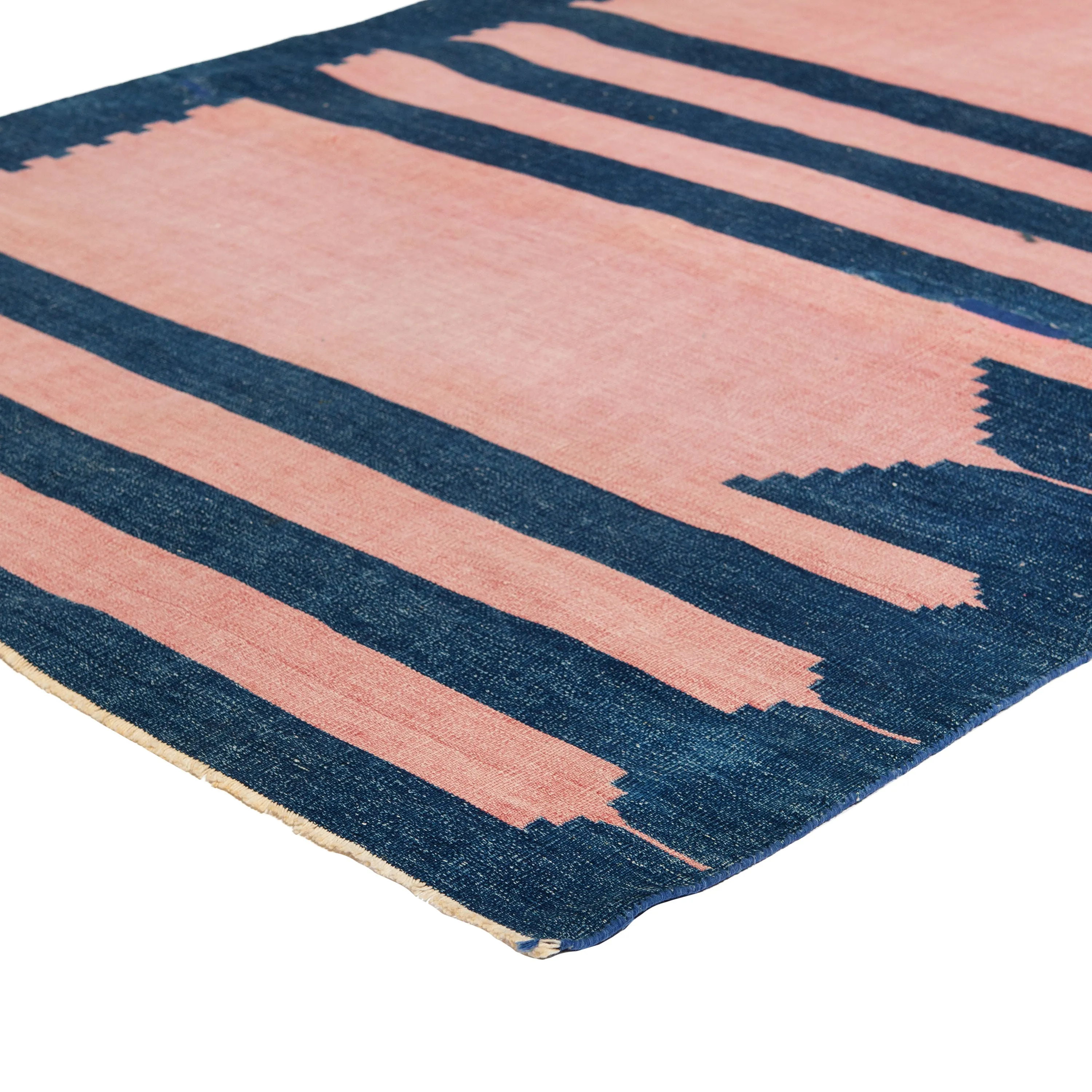 Pink Flatweave Cotton Rug - 3'9" x 23'3"