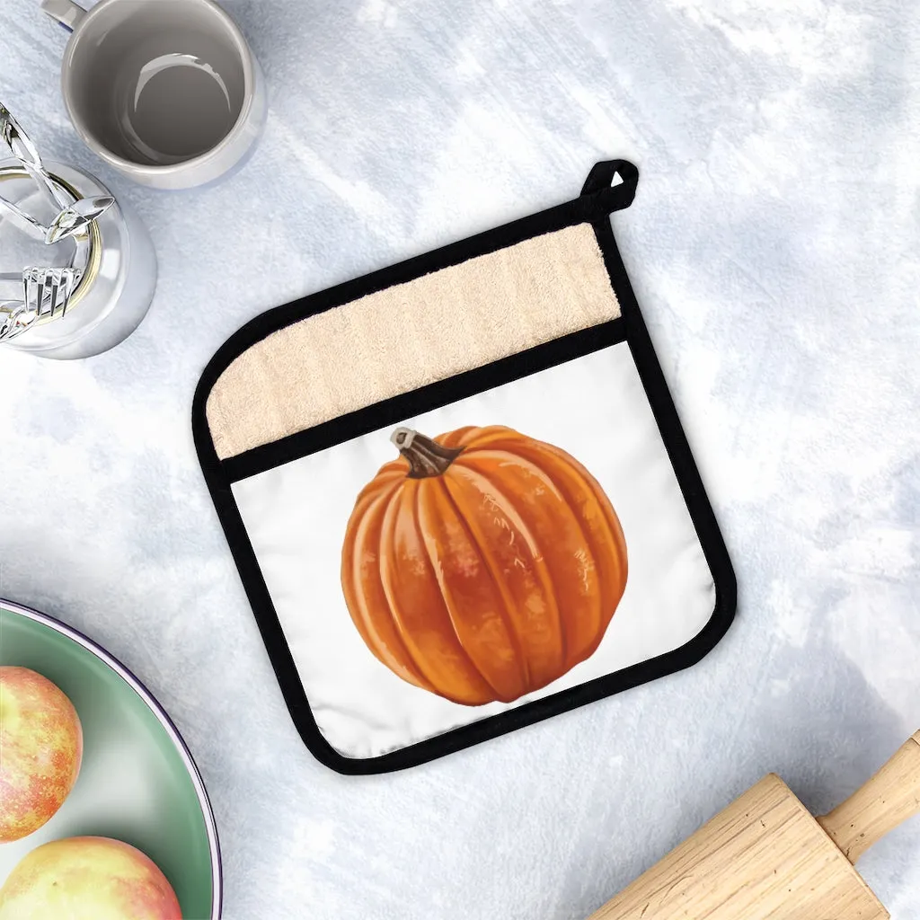 Pumpkin Pot Holder with Pocket