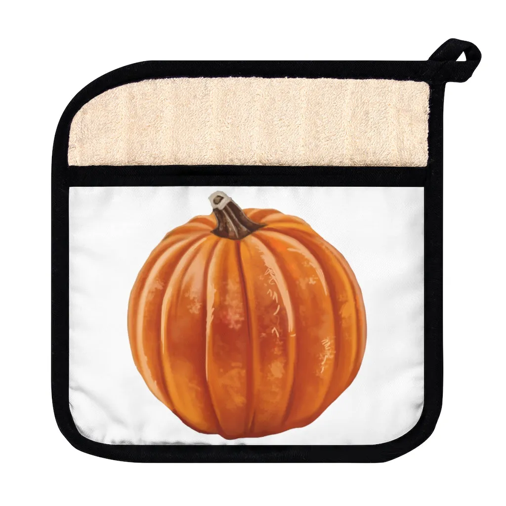 Pumpkin Pot Holder with Pocket