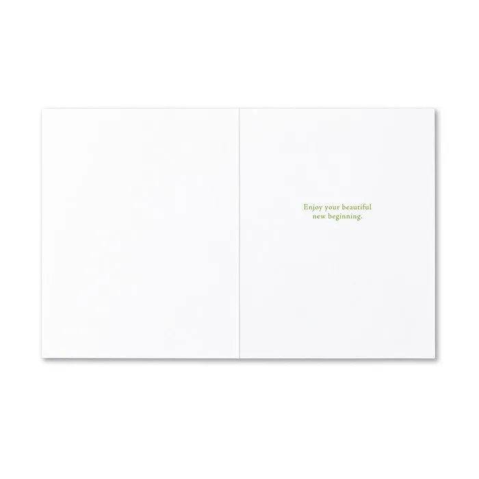 "A New Baby Is Like The Beginning Of All Things" Baby Card