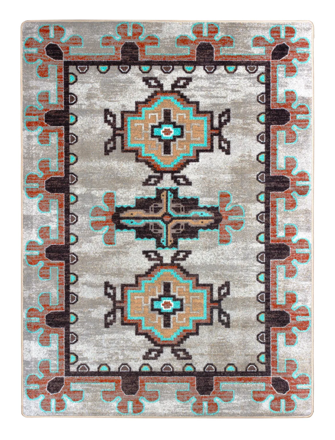 "Badlands Sierra" Southwestern Area Rugs - Choose from 6 Sizes!