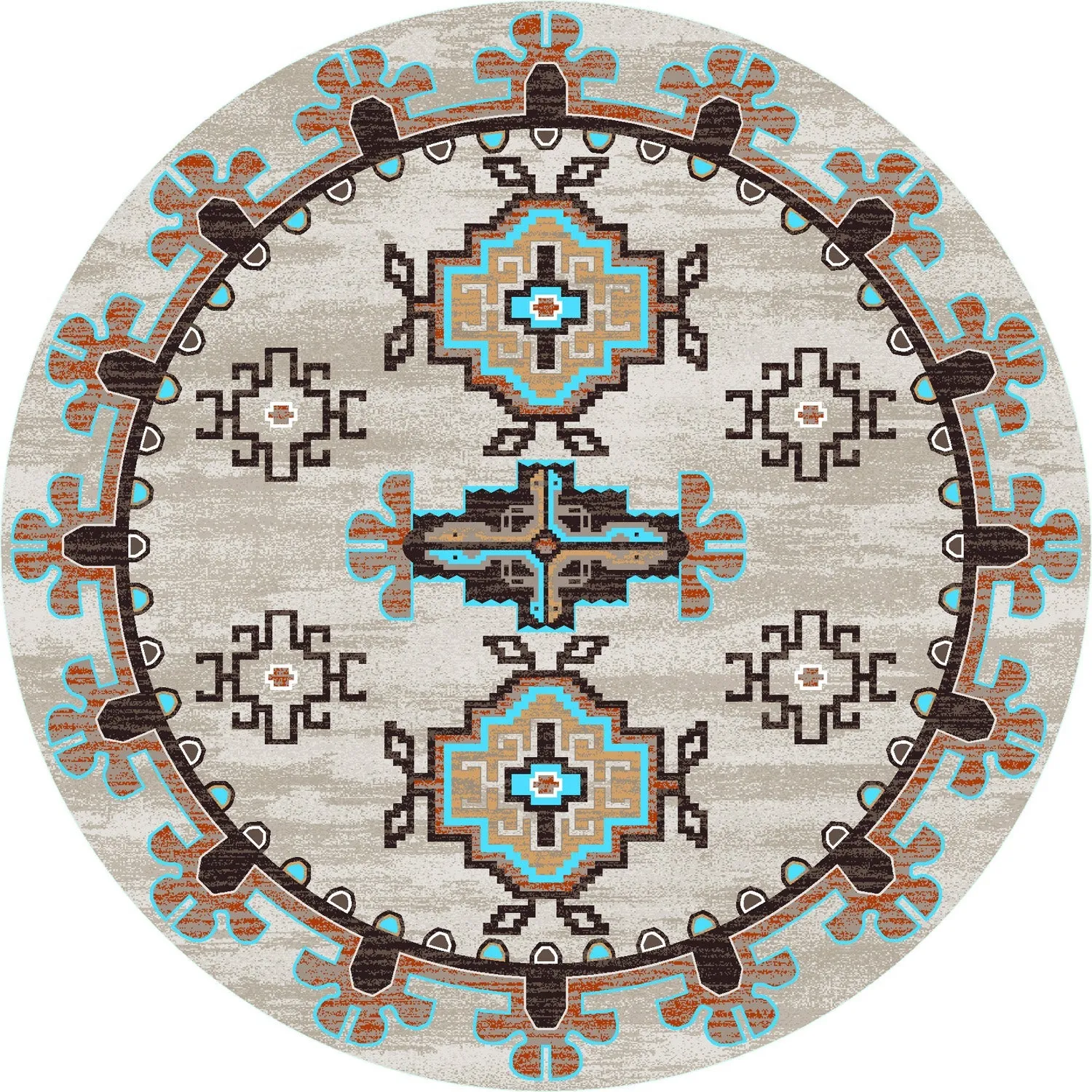 "Badlands Sierra" Southwestern Area Rugs - Choose from 6 Sizes!