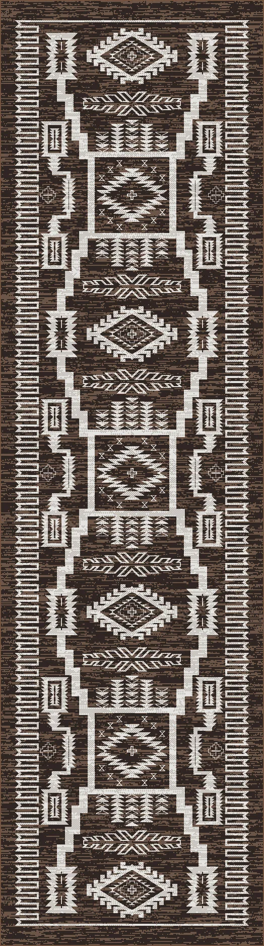 "Cloudburst - Chocolate" Area Rugs - Choose from 6 Sizes!