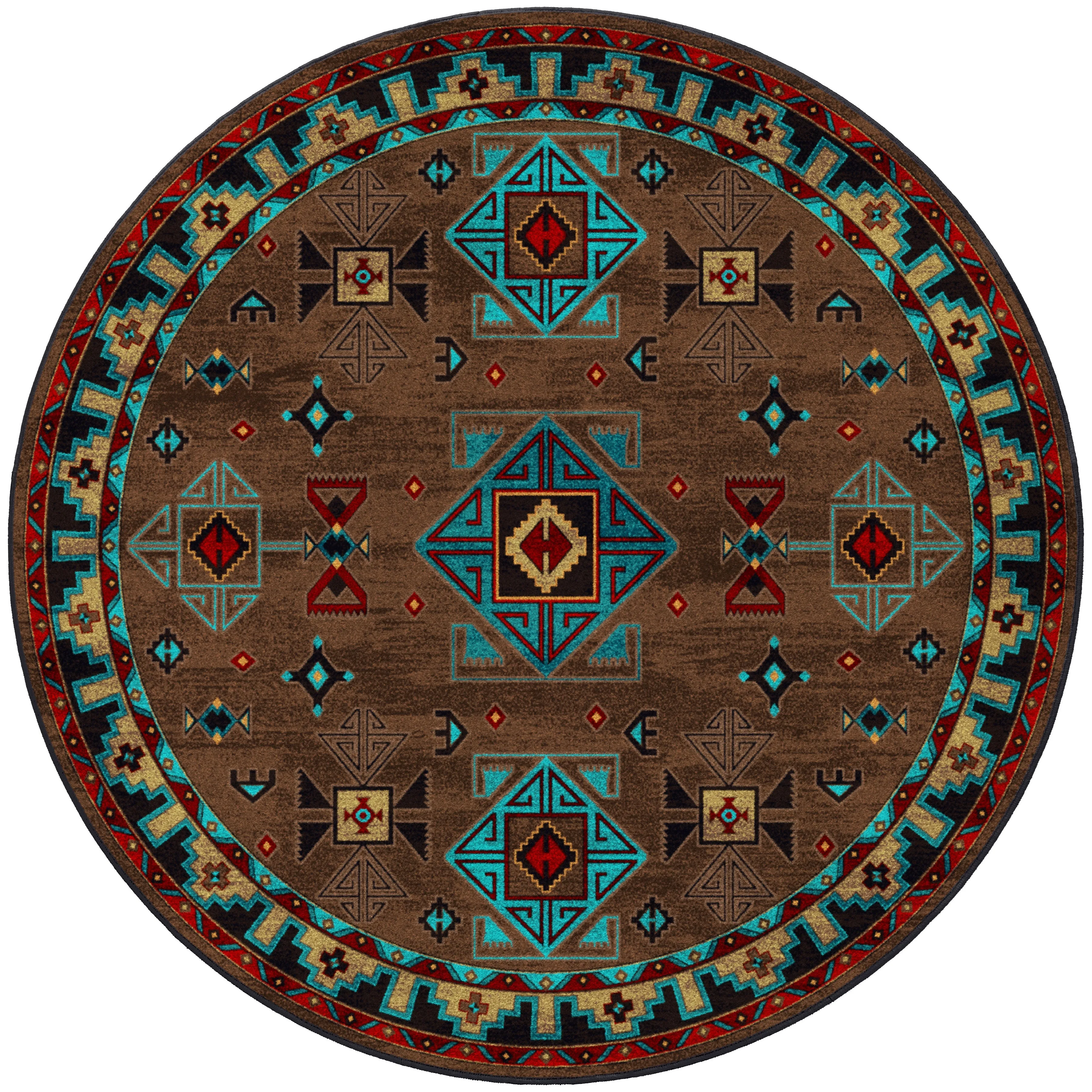 "Desert Diamond - Southwest" Western Area Rugs - Choose from 6 Sizes!