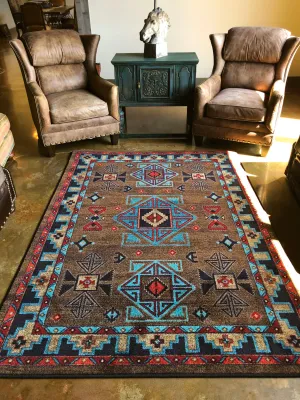 "Desert Diamond - Southwest" Western Area Rugs - Choose from 6 Sizes!