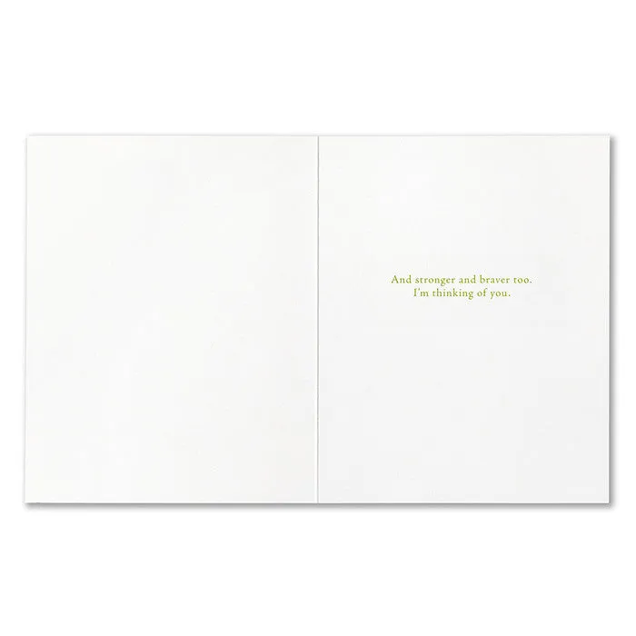 "You Are Greater Than You Know" Encouragement Card