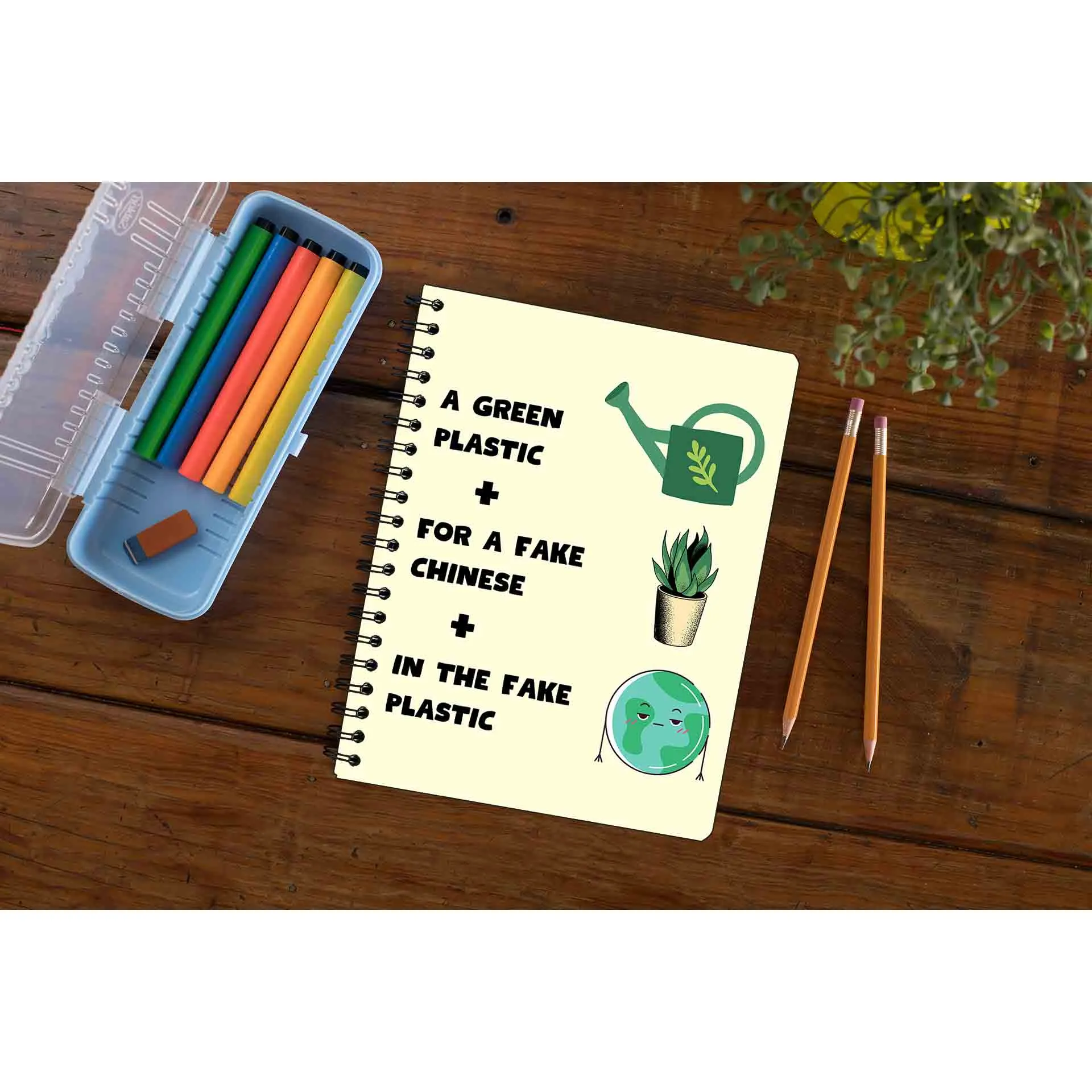 Radiohead Notebook - Fake Plastic Trees