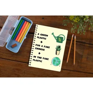 Radiohead Notebook - Fake Plastic Trees